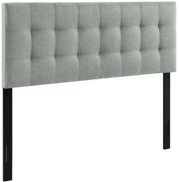 Lily Upholstered Fabric Headboard by Modway King / Gray