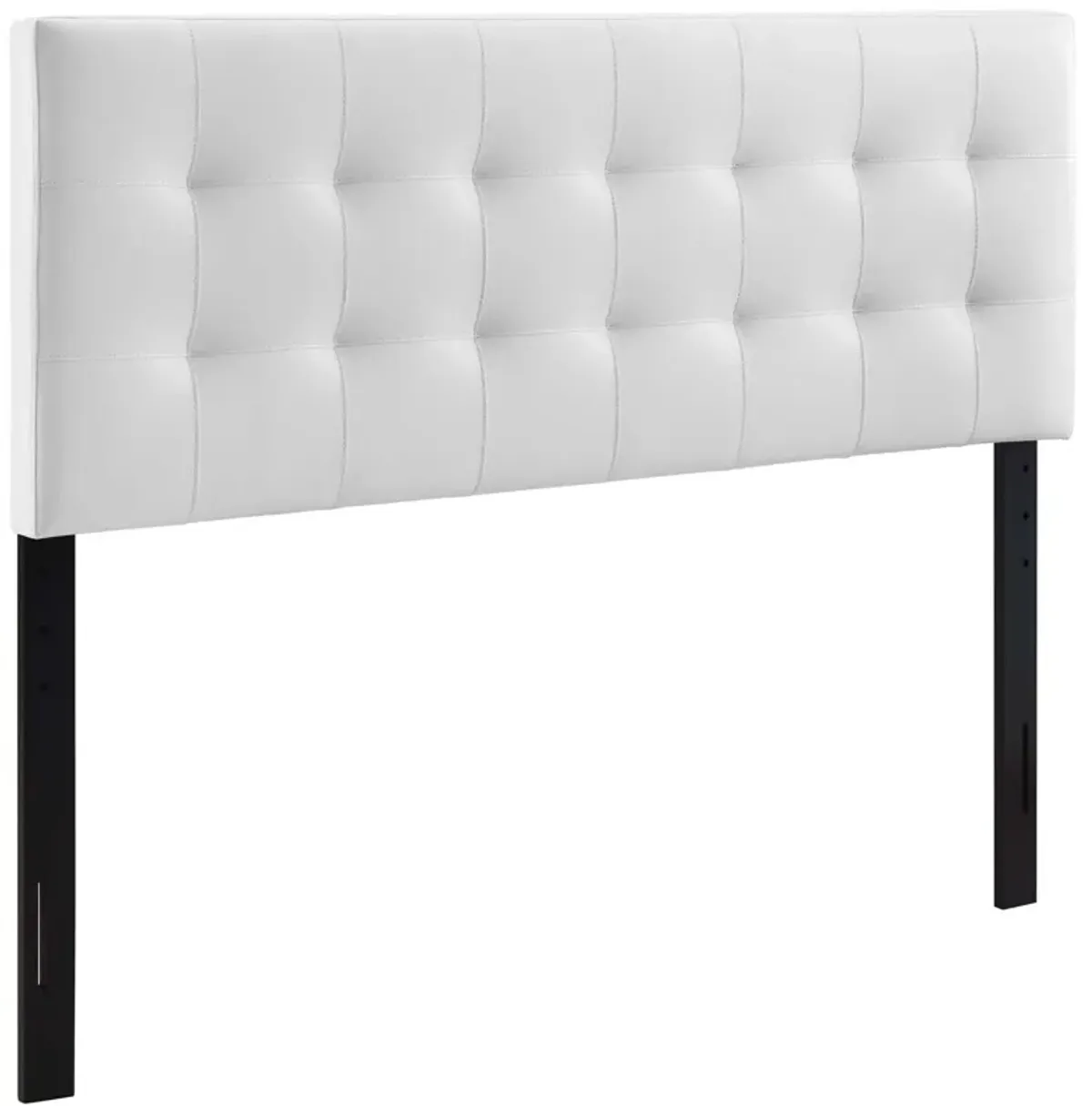 Lily Upholstered Vinyl Headboard by Modway White / Full