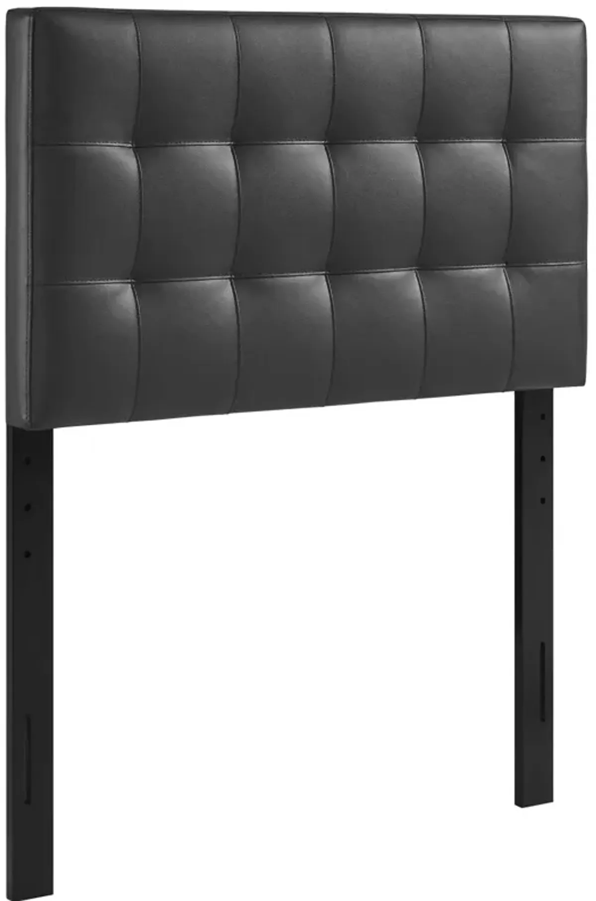 Lily Upholstered Vinyl Headboard by Modway Black / Twin