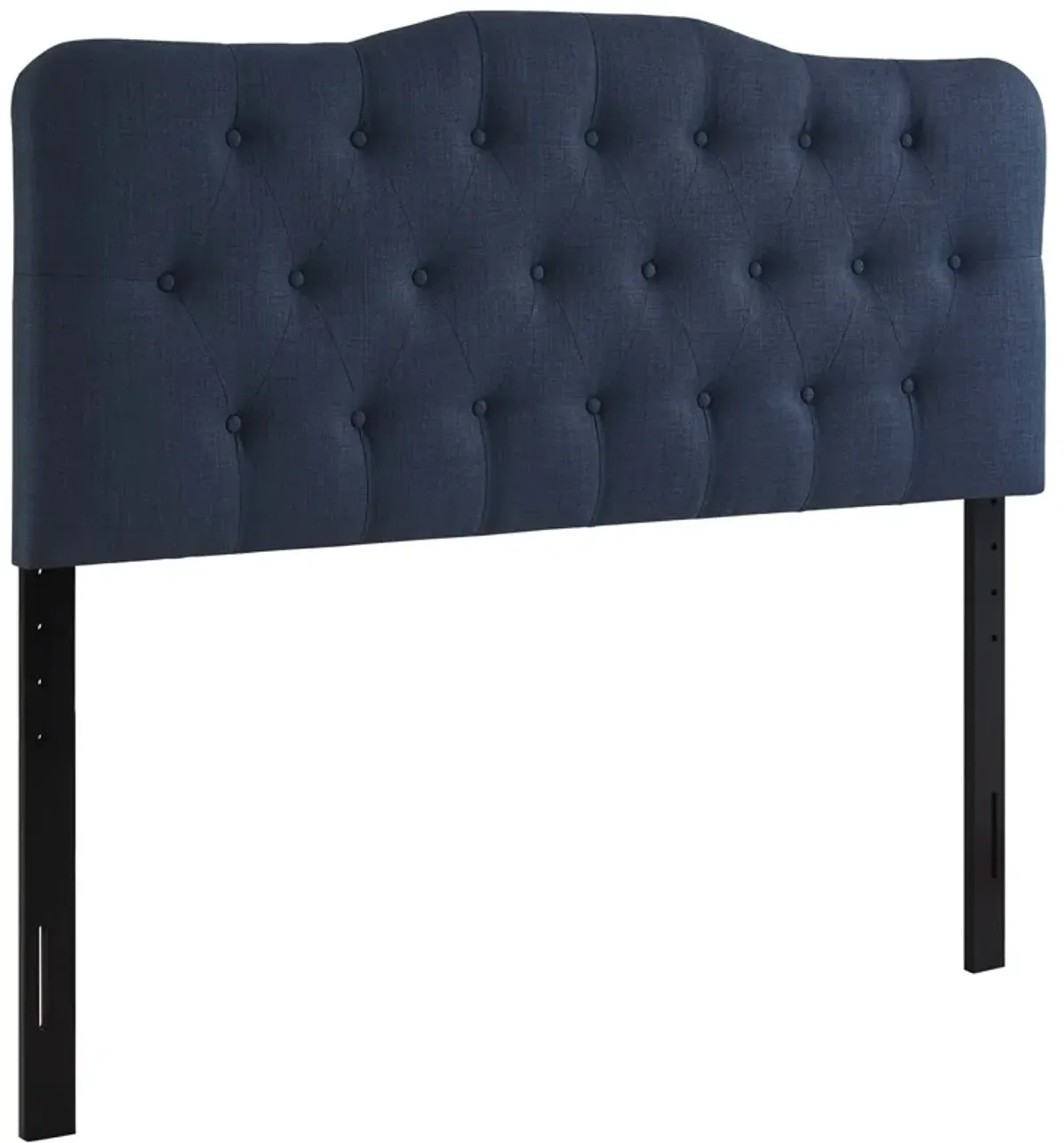 Annabel Upholstered Fabric Headboard by Modway Navy / Queen