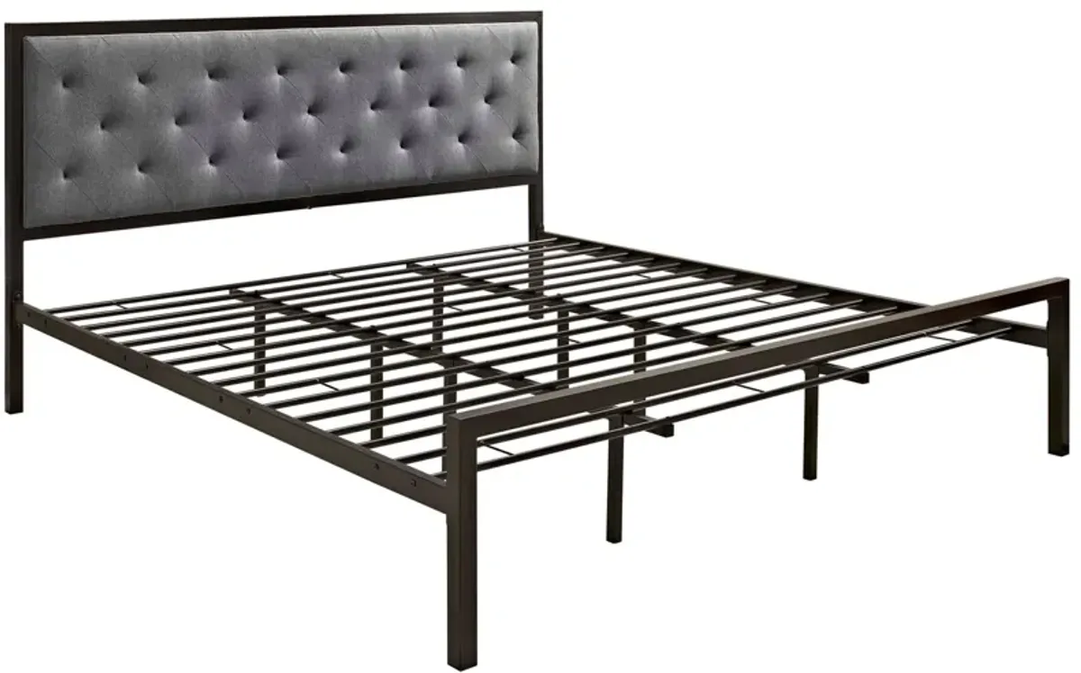 Mia Fabric Bed by Modway