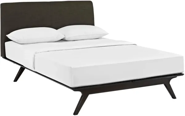 Tracy Bed by Modway Cappuccino Brown / Queen