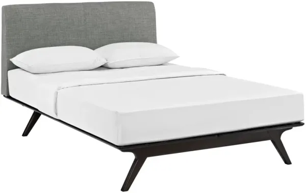 Tracy Bed by Modway Cappuccino Gray / Queen