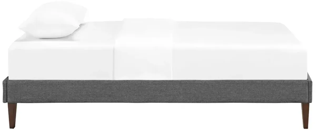 Sharon Fabric Bed Frame with Squared Tapered Legs by Modway