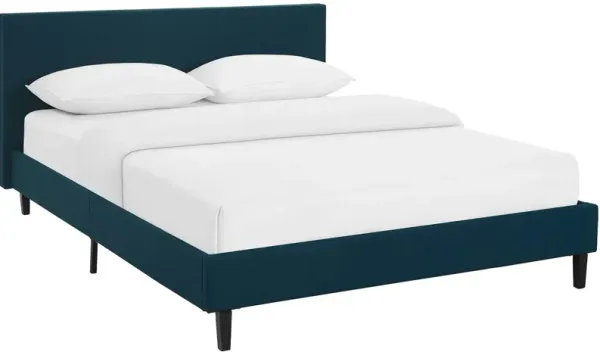 Anya Bed by Modway Azure / Queen