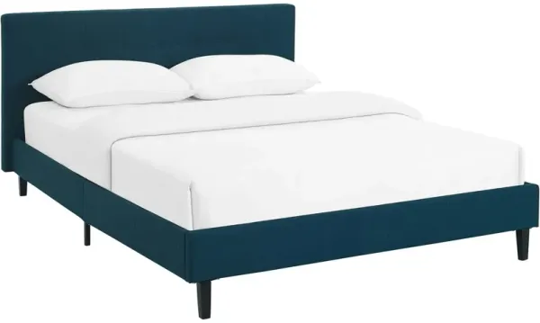 Linnea Fabric Bed by Modway Azure / Full