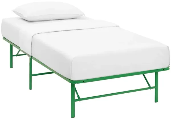 Horizon Stainless Steel Bed Frame by Modway Twin / Green