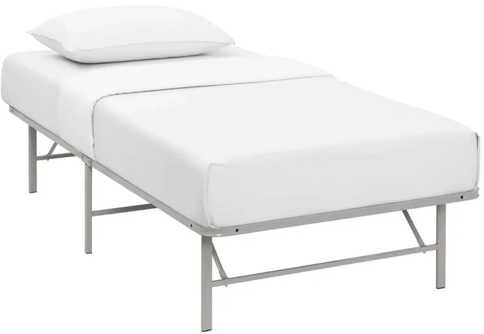 Horizon Stainless Steel Bed Frame by Modway | Furniture.com