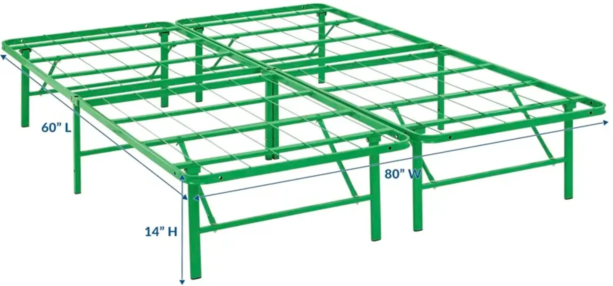 Horizon Stainless Steel Bed Frame by Modway | Furniture.com