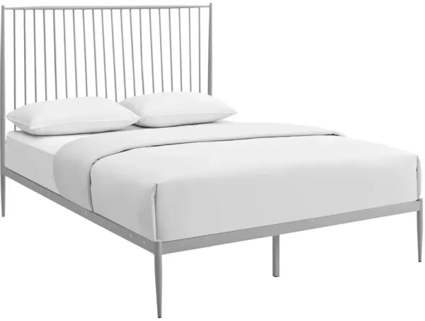 Annika Queen Platform Bed by Modway Gray / Queen