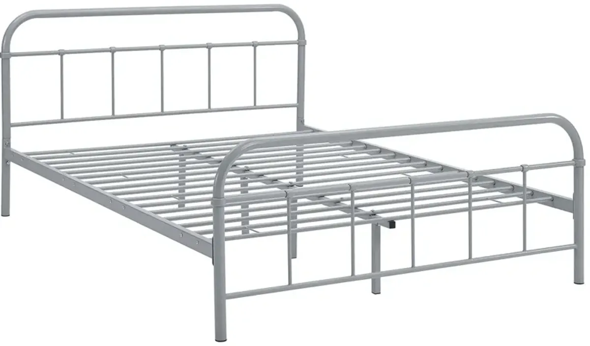 Maisie Stainless Steel Bed Frame by Modway