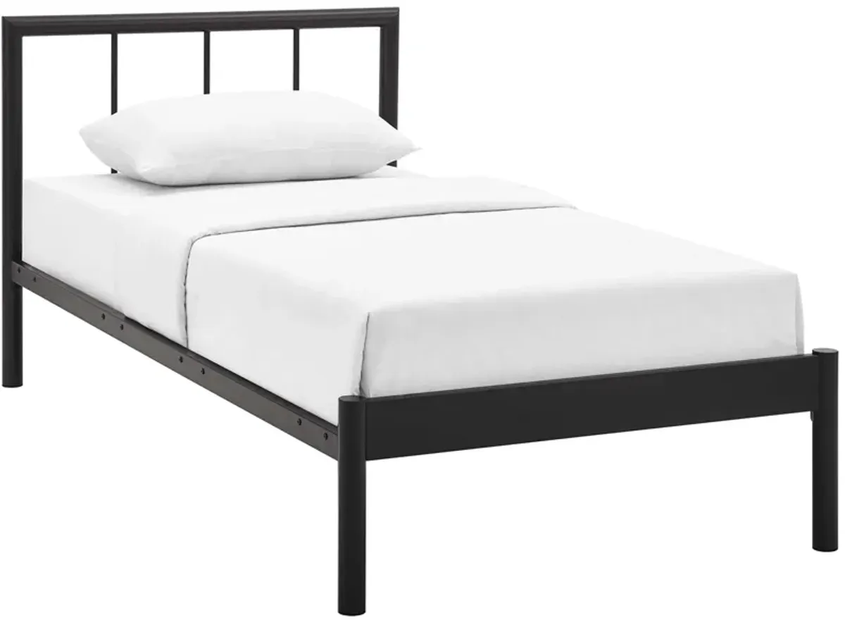 Gwen Metal Bed Frame by Modway Brown / Full