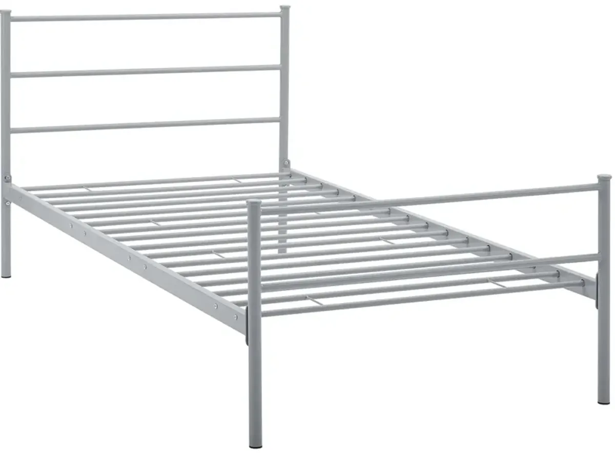 Alina Platform Bed Frame by Modway Gray / Twin