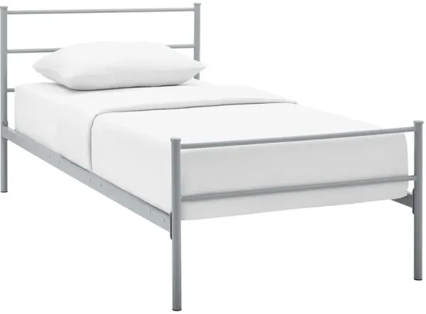Alina Platform Bed Frame by Modway Gray / Twin