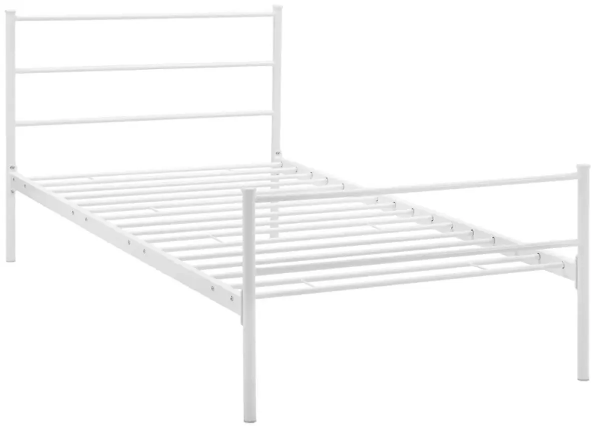 Alina Platform Bed Frame by Modway White / Twin