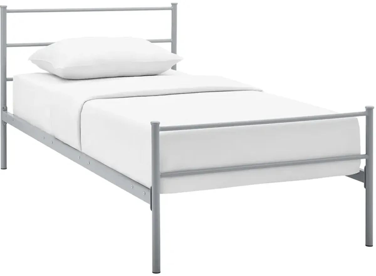 Alina Platform Bed Frame by Modway Gray / Full