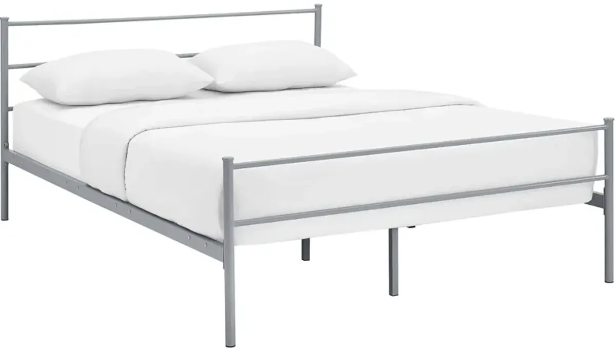 Alina Platform Bed Frame by Modway Gray / Full