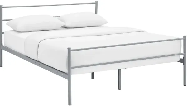Alina Platform Bed Frame by Modway Gray / Queen