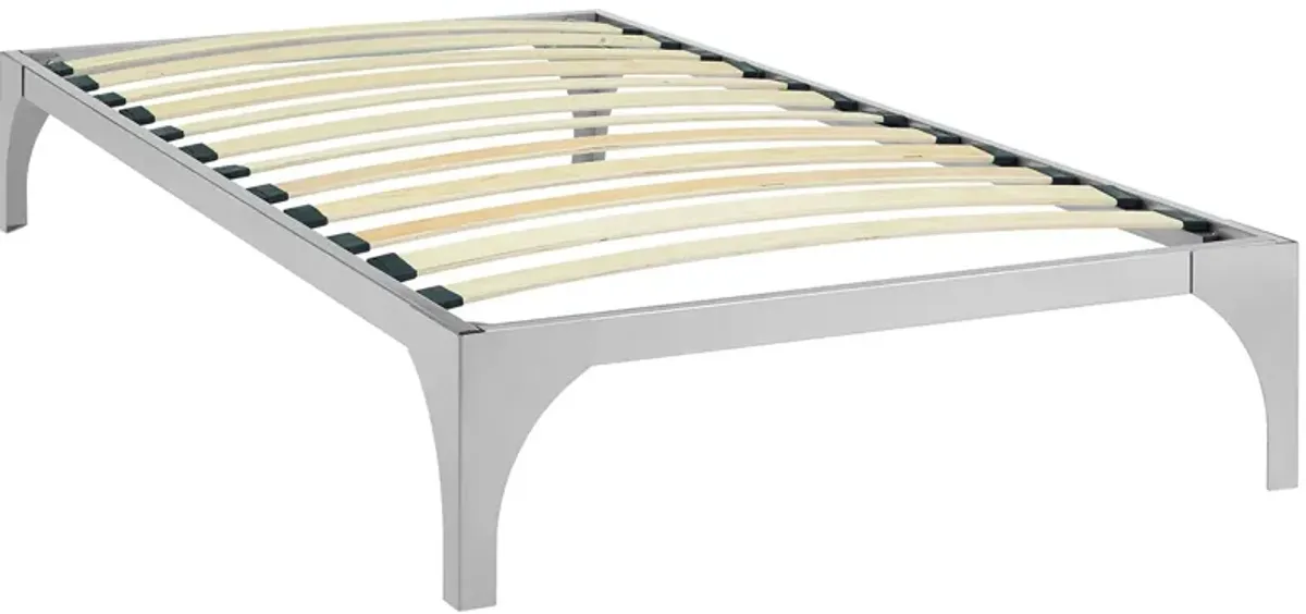 Ollie Bed Frame by Modway Silver / Twin