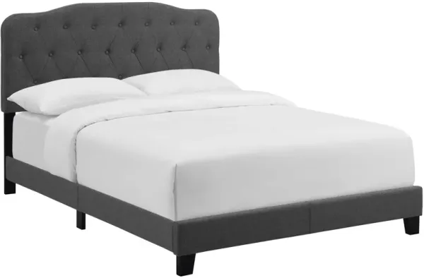Amelia Upholstered Fabric Bed by Modway Gray / Full