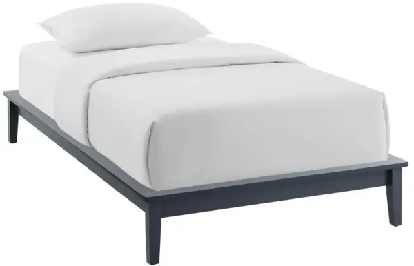 Lodge Wood Platform Bed Frame by Modway Gray / Twin