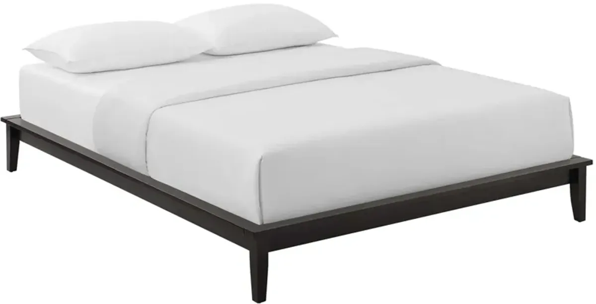 Lodge Wood Platform Bed Frame by Modway Cappuccino / Queen