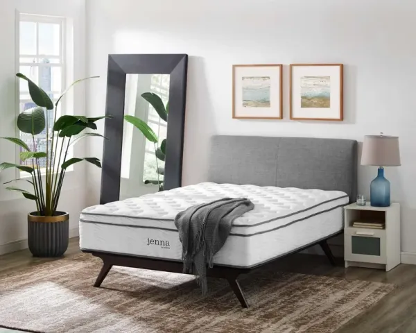 Jenna Innerspring and Foam Mattress by Modway Twin / 14"