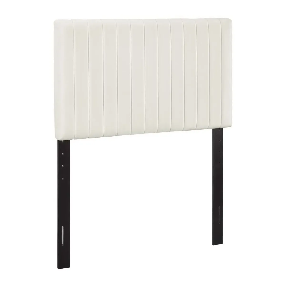 Keira Performance Velvet Headboard by Modway Twin / Ivory
