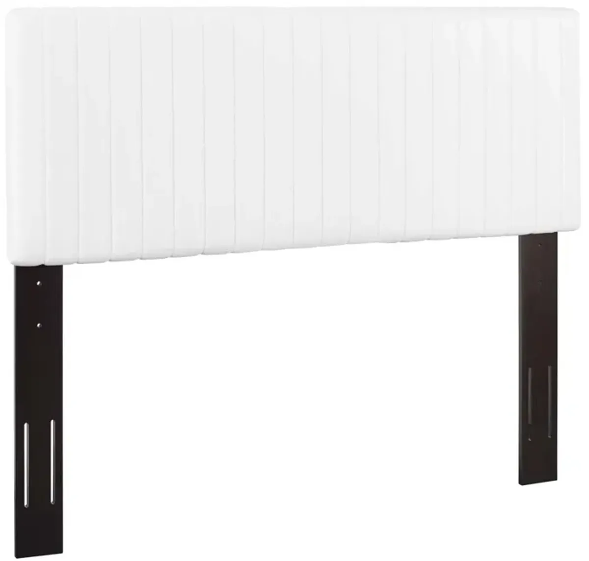Keira Faux Leather Headboard by Modway Twin / White