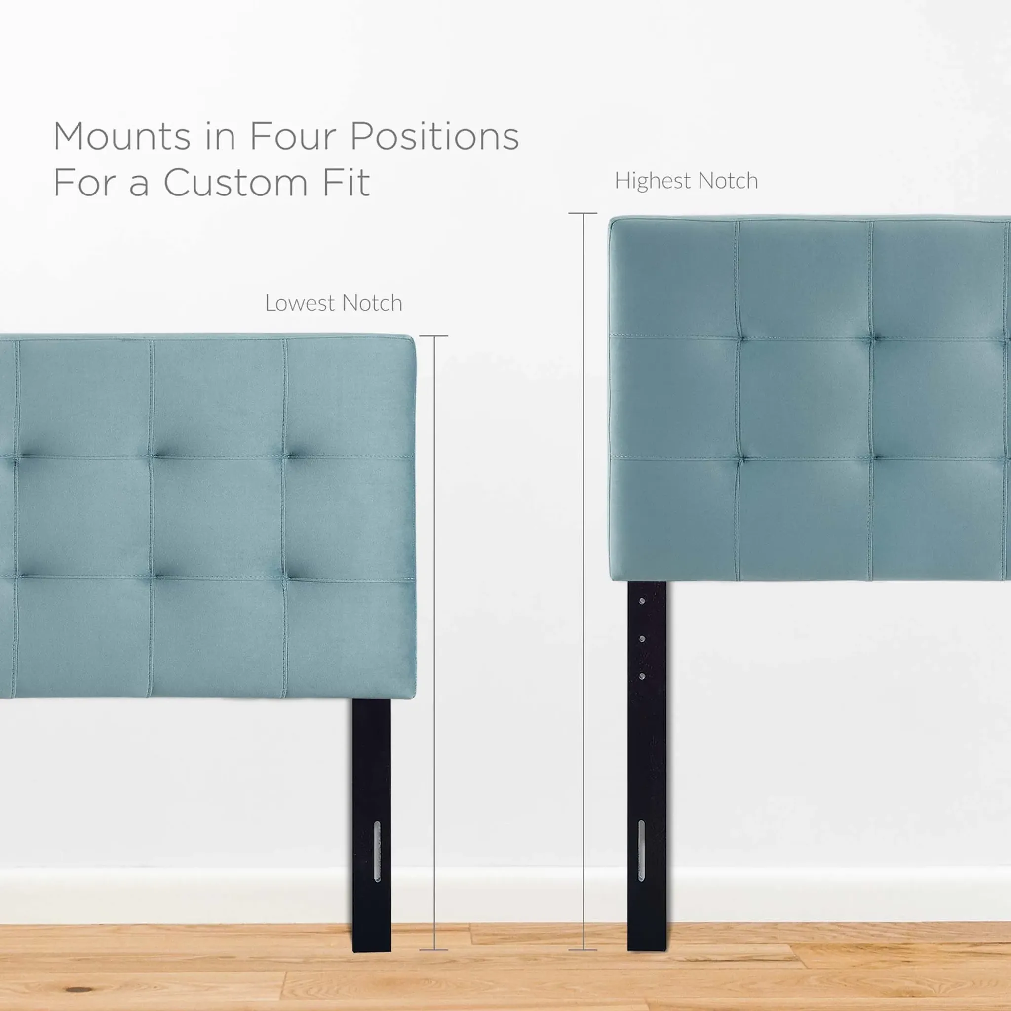 Lily Biscuit Tufted Performance Velvet Headboard By Modway Lexmod ...