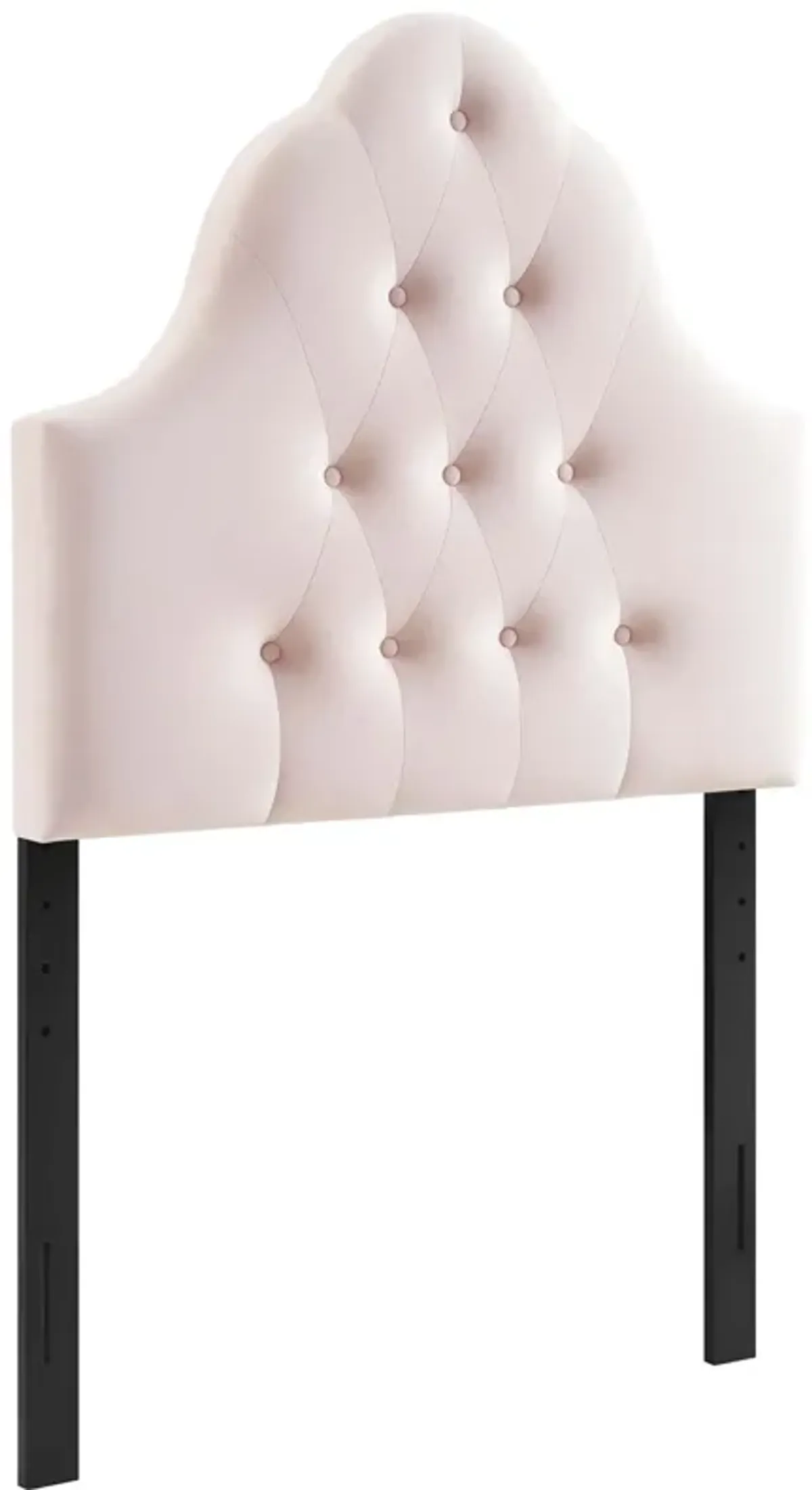 Sovereign Diamond Tufted Performance Velvet Headboard by Modway Pink / Full