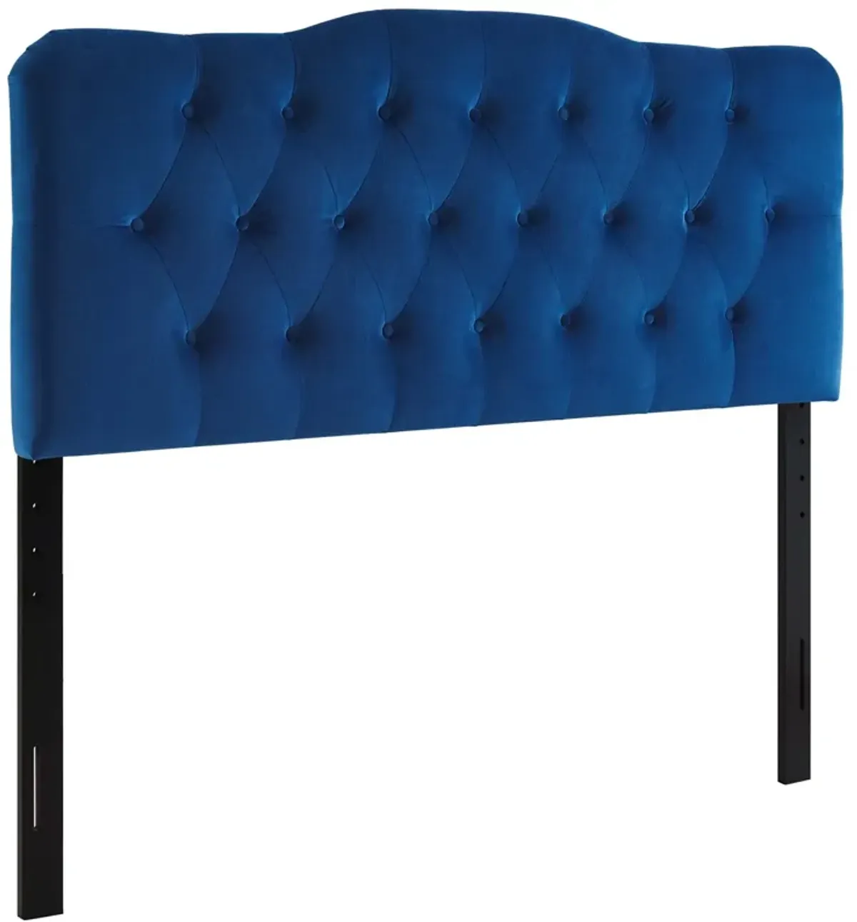 Annabel Diamond Tufted Performance Velvet Headboard by Modway Queen / Navy