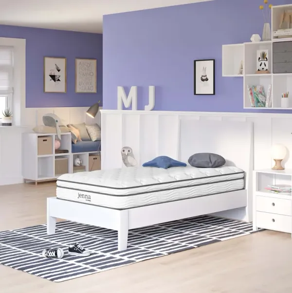 Jenna Innerspring and Foam Mattress by Modway Narrow Twin / 8"