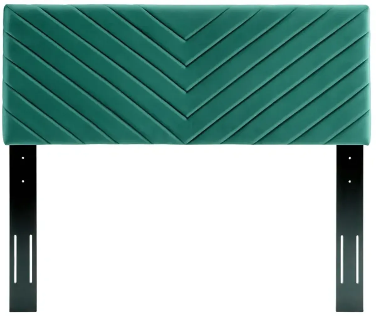 Alyson Angular Channel Tufted Performance Velvet Headboard by Modway