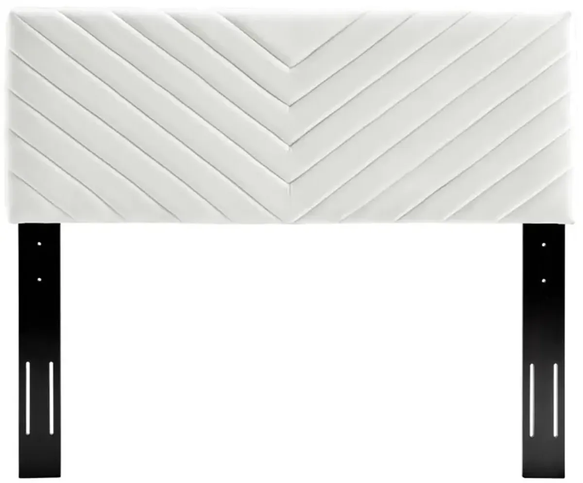 Alyson Angular Channel Tufted Performance Velvet Headboard by Modway