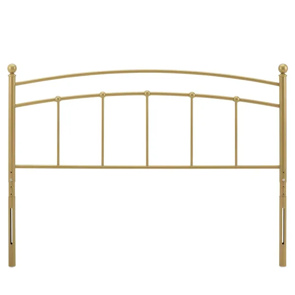 Abigail Metal Headboard by Modway Full / Gold