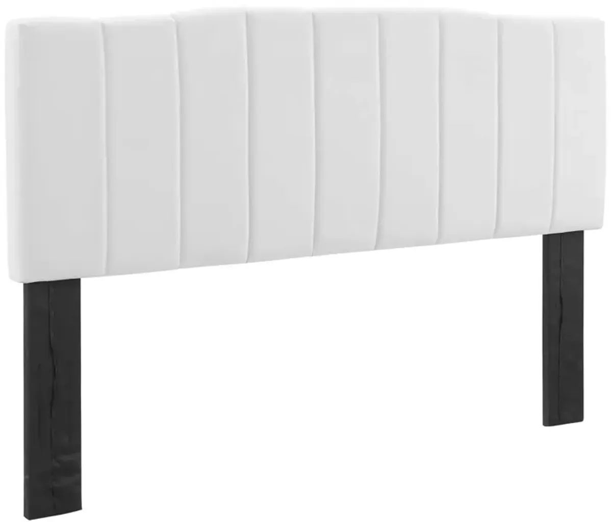 Camilla Channel Tufted Performance Velvet Headboard by Modway King/CA King / Mint