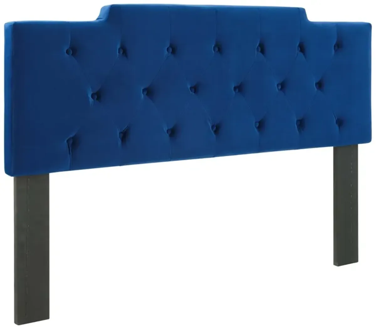 Juliet Tufted Performance Velvet Headboard by Modway King/CA King / Navy