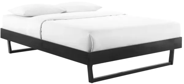 Billie Wood Platform Bed Frame by Modway Black / Full