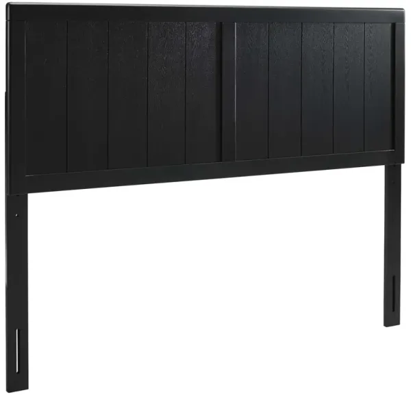 Robbie Wood Headboard by Modway Black / Queen
