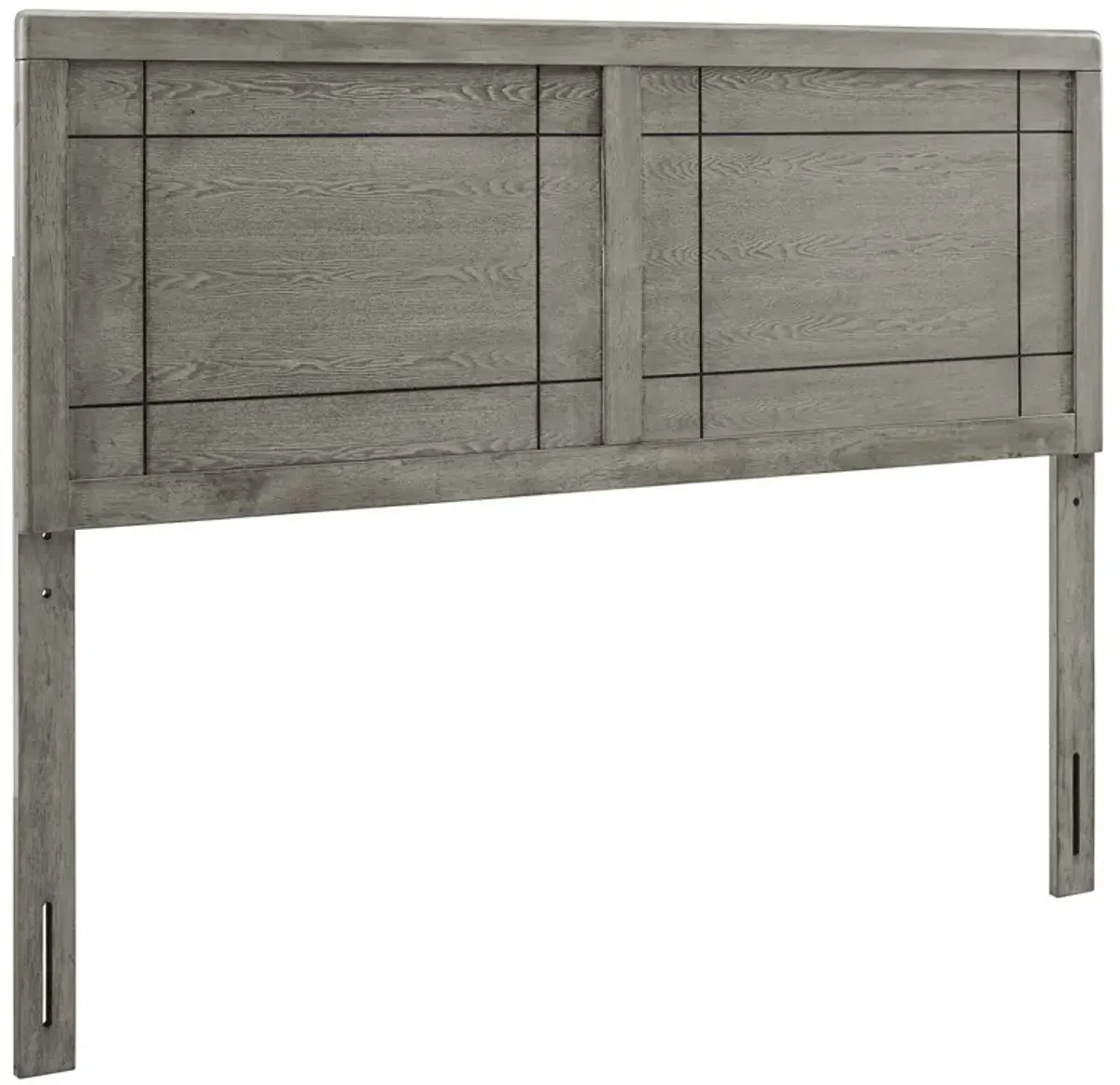 Archie Wood Headboard by Modway Gray / King