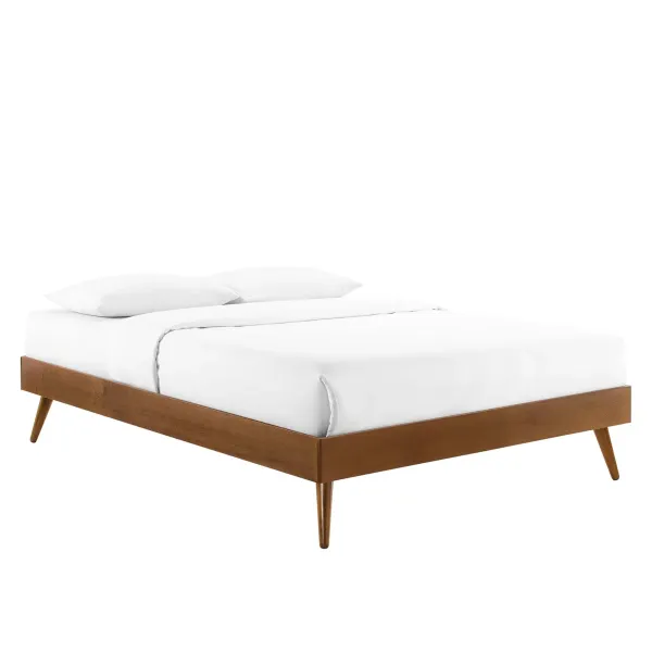 Margo Wood Platform Bed Frame by Modway Full / Walnut