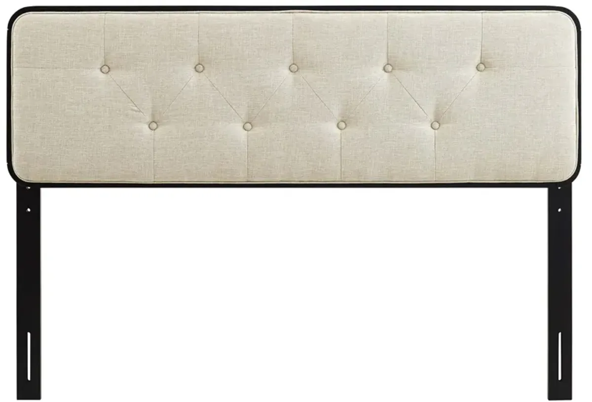Collins Tufted Fabric and Wood Headboard by Modway