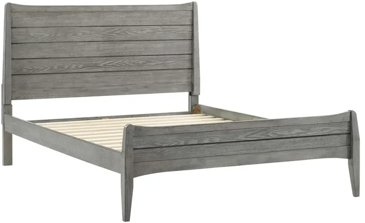 Georgia Wood Platform Bed by Modway Gray / Queen