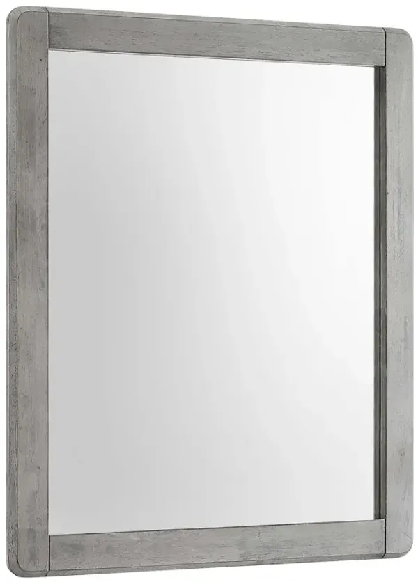 Georgia Wood Mirror by Modway Gray