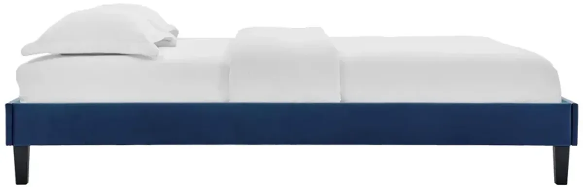 Reign Performance Velvet Platform Bed Frame by Modway
