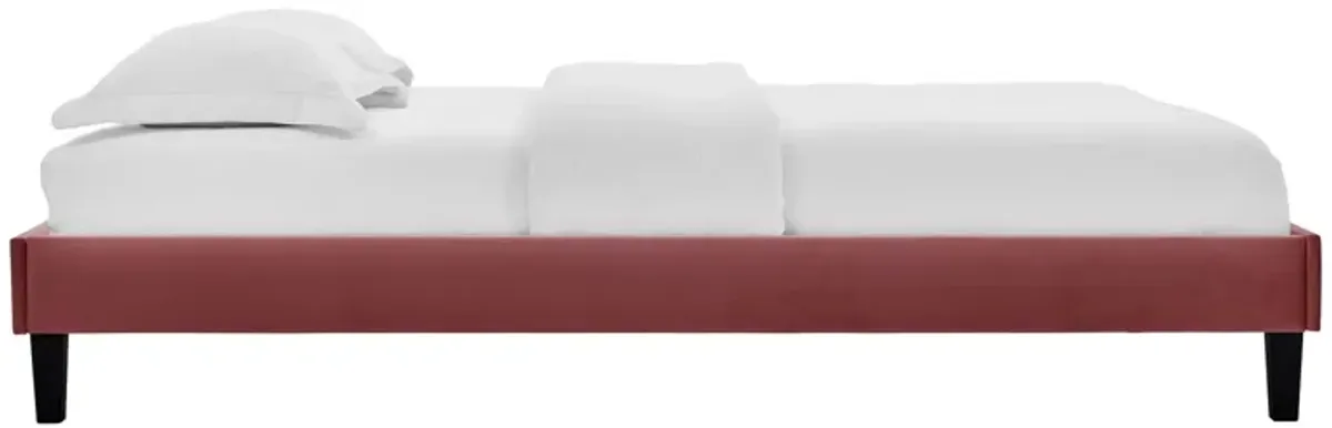 Reign Performance Velvet Platform Bed Frame by Modway