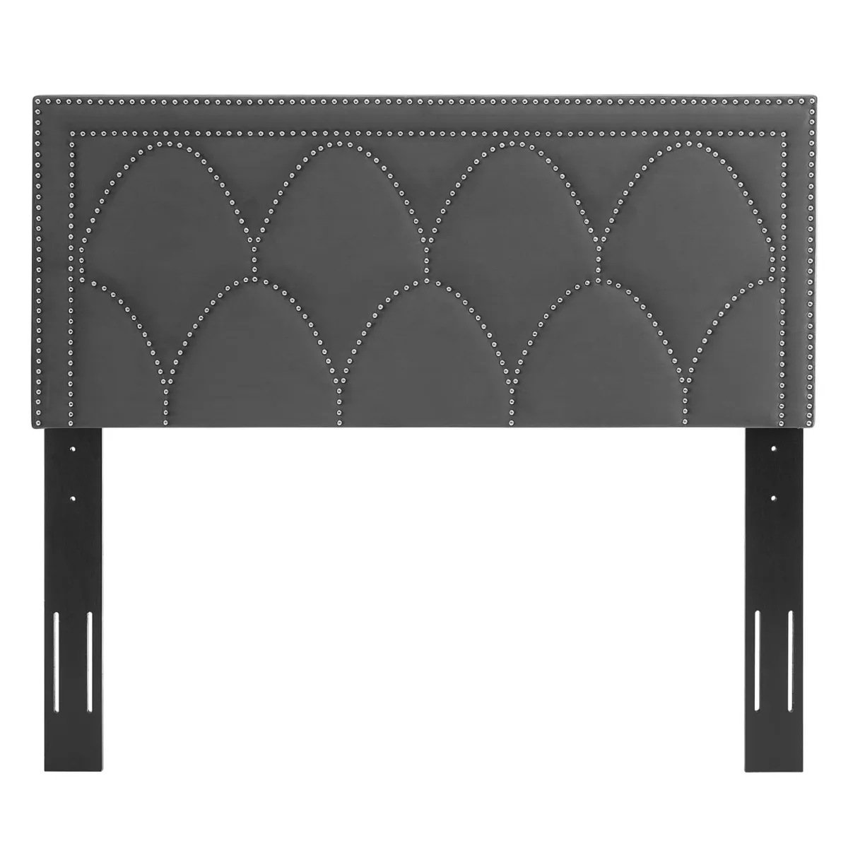 Greta Performance Velvet Headboard by Modway Twin / Charcoal