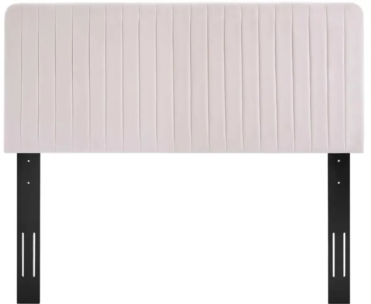 Milenna Channel Tufted Performance Velvet Headboard by Modway
