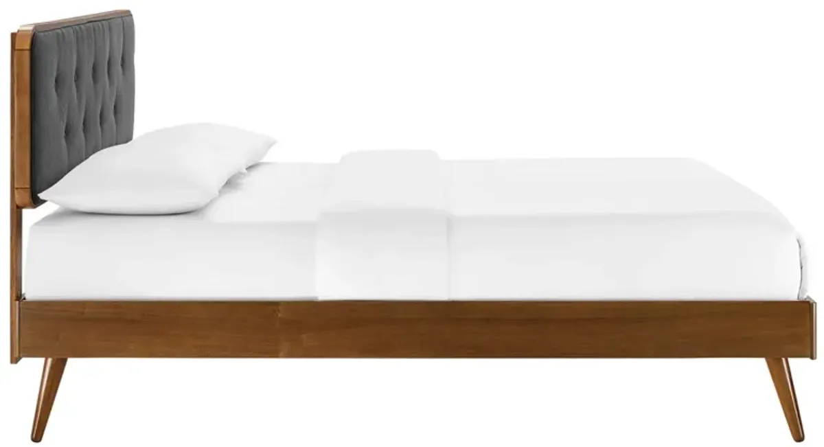 Bridgette Wood Platform Bed With Splayed Legs by Modway